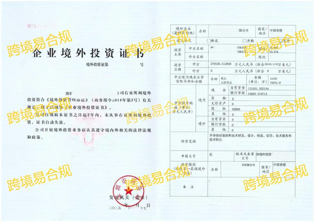 重点案例证书