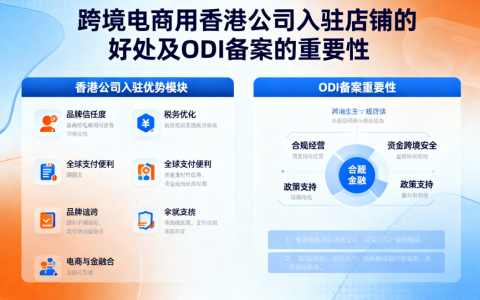 跨境电商用香港公司入驻店铺的好处及ODI备案的重要性